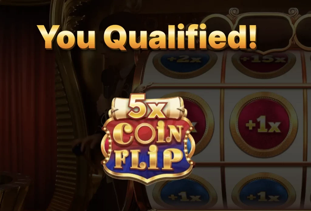 Qualificação completa do Crazy Coin Flip Live